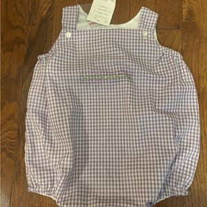 NWT The Proper Peony Lavender Gingham Bubble